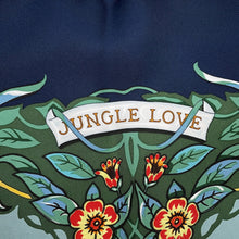 Load image into Gallery viewer, HERMES Carre Jungle Love Size 90 Marine/Vert/Orange Silk100%
