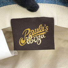 Load image into Gallery viewer, LOEWE Paula Ibiza Frayed Fisherman Hat Size 59 Blue DenimK820HF1X66 Cotton100% Calf Leather
