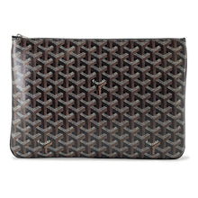 将图像加载到图库查看器中，GOYARD Senna Clutch Bag BlackSENAT2MMLTY01CL01P PVC Leather Size MM
