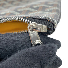 将图像加载到图库查看器中，GOYARD Senna Clutch Bag BlackSENAT2MMLTY01CL01P PVC Leather Size MM
