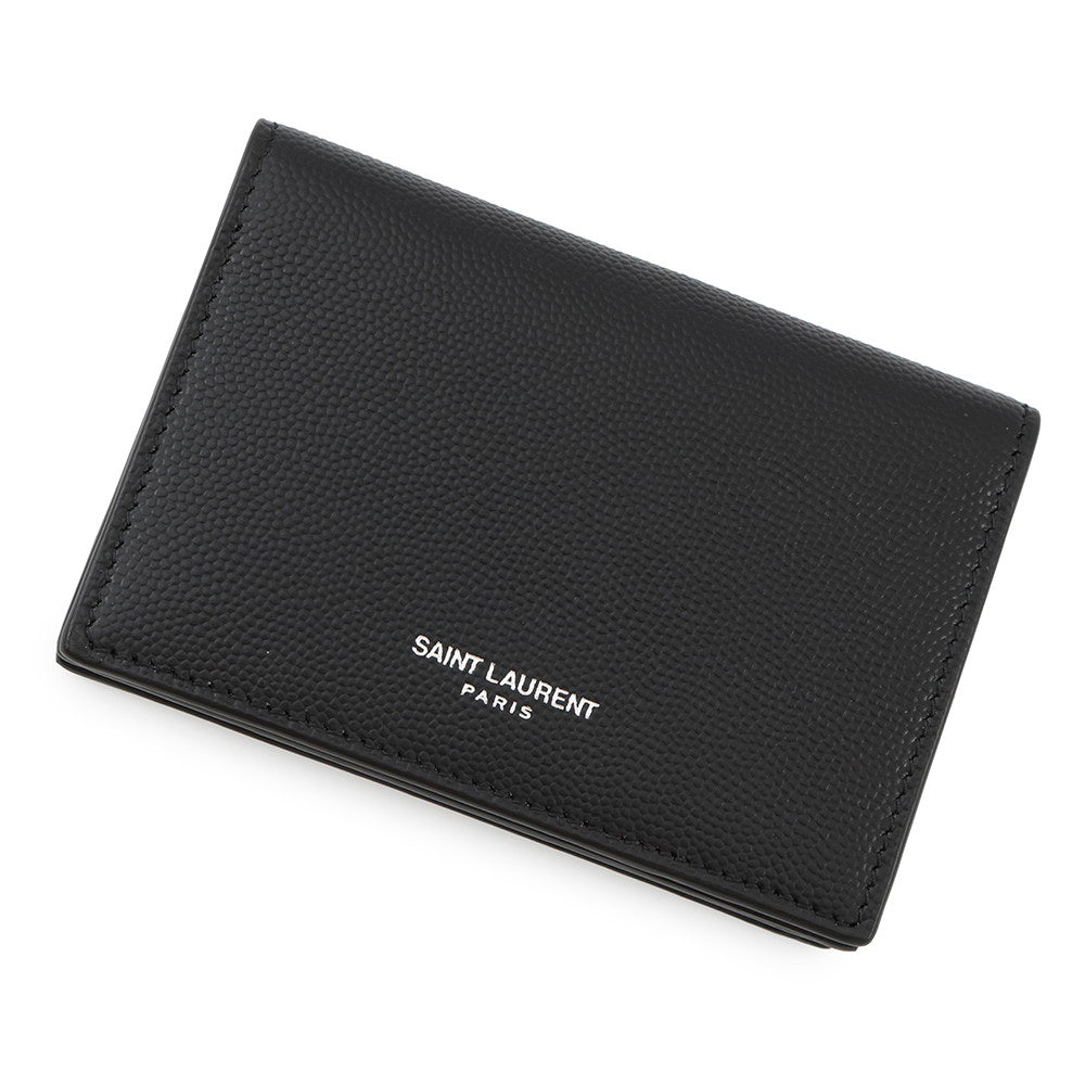 SAINT LAURENT PARIS Card Case Black469338 Leather