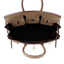 Load image into Gallery viewer, HERMES Birkin Verso Etoupe/Marron Fonce Togo Leather Size 25
