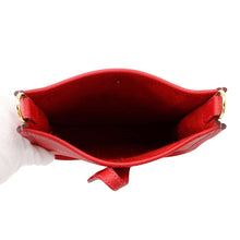 将图像加载到图库查看器中，HERMES Evelyne Long Rouge Piman Taurillon Clemence Size TPM
