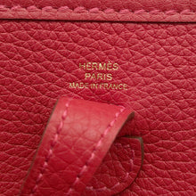 将图像加载到图库查看器中，HERMES Evelyne Long Rouge Piman Taurillon Clemence Size TPM
