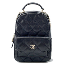 Load image into Gallery viewer, CHANEL Matelasse Timeless Classics Backpack BlackAP3753 Caviar Leather Size Mini
