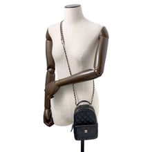 Load image into Gallery viewer, CHANEL Matelasse Timeless Classics Backpack BlackAP3753 Caviar Leather Size Mini
