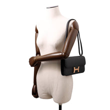 将图像加载到图库查看器中，HERMES Constance Elan Black Epsom
