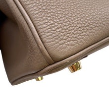 将图像加载到图库查看器中，HERMES Birkin Etoupe Togo Leather Size 25
