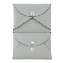 将图像加载到图库查看器中，HERMES Calvi Duo Blue Gacier Epsom
