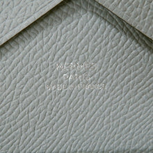 将图像加载到图库查看器中，HERMES Calvi Duo Blue Gacier Epsom
