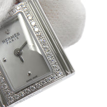 将图像加载到图库查看器中，HERMES Kelly watch W16mm Stainless Steel White Shell DialKE4.131
