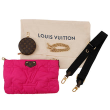 Load image into Gallery viewer, LOUIS VUITTON Maxi Multi-Pochette Accessoires Noir/FuchsiaM58980 Recycled Nylon Monogram
