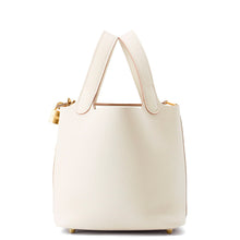 将图像加载到图库查看器中，HERMES Picotin Lock Beton Taurillon Clemence Size PM
