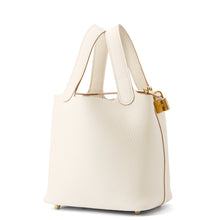 将图像加载到图库查看器中，HERMES Picotin Lock Beton Taurillon Clemence Size PM
