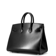 将图像加载到图库查看器中，HERMES Birkin Sellier Black Box Calf Leather Size 25

