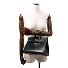 将图像加载到图库查看器中，HERMES Birkin Sellier Black Box Calf Leather Size 25
