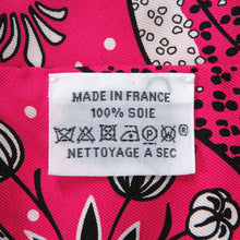 Load image into Gallery viewer, HERMES Twilly Les Leopards Bandana Bandana Leopard Pink/White/Black Silk100%
