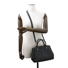 将图像加载到图库查看器中，LOUIS VUITTON Montaigne NoirM41053 Monogram Empreinte Leather Size BB
