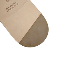 Load image into Gallery viewer, HERMES Sandals Espadrilles &quot;Antigua&quot; Black/Natural Leather Jute Rope Size 42
