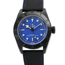 将图像加载到图库查看器中，TUDOR Black Bay Ceramic W41mm Ceramic Leather Rubber Blue DialM79210CNU-0007
