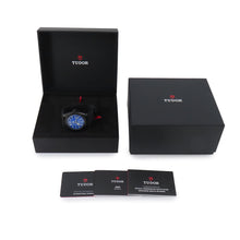 将图像加载到图库查看器中，TUDOR Black Bay Ceramic W41mm Ceramic Leather Rubber Blue DialM79210CNU-0007

