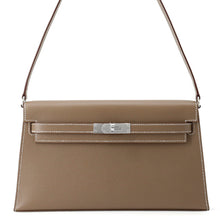 将图像加载到图库查看器中，HERMES kelly elan Etoupe Veau Madame
