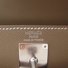 将图像加载到图库查看器中，HERMES kelly elan Etoupe Veau Madame
