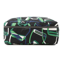 Load image into Gallery viewer, HERMES HERMES Ouse de Voyage Black/Multicolor Silk100% Size PM
