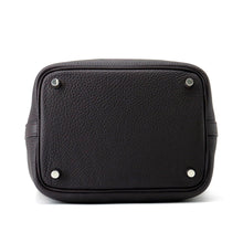 将图像加载到图库查看器中，HERMES Picotin Lock Pull Noir Taurillon Clemence Size PM
