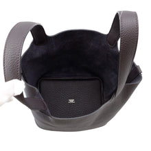 将图像加载到图库查看器中，HERMES Picotin Lock Pull Noir Taurillon Clemence Size PM
