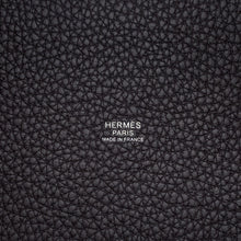 将图像加载到图库查看器中，HERMES Picotin Lock Pull Noir Taurillon Clemence Size PM

