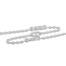 将图像加载到图库查看器中，HERMES Chaine d&#39;Ancre Necklace Farandole Size 120 SV925
