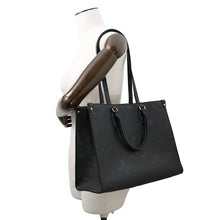 Load image into Gallery viewer, LOUIS VUITTON Onthego NoirM45595 Monogram Empreinte Leather Size MM
