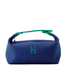 Load image into Gallery viewer, HERMES Brid a Black Navy/Green Canvas Size PM
