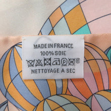 Load image into Gallery viewer, HERMES Twilly The madness of the sky Apricot/Vert/Multicolor Silk100%
