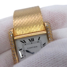 将图像加载到图库查看器中，CARTIER Tank Louis MM H27.9mm×W20.6mm 18K Yellow Gold White Dial78087
