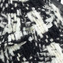 将图像加载到图库查看器中，CHANEL short boots Black/WhiteG33823 Tweed Faux Pearl Size 38
