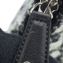 Load image into Gallery viewer, CHANEL short boots Black/WhiteG33823 Tweed Faux Pearl Size 38
