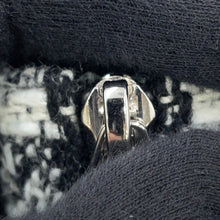 Load image into Gallery viewer, CHANEL short boots Black/WhiteG33823 Tweed Faux Pearl Size 38
