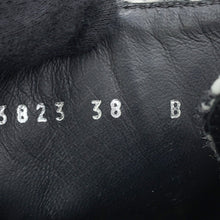 Load image into Gallery viewer, CHANEL short boots Black/WhiteG33823 Tweed Faux Pearl Size 38
