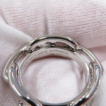 将图像加载到图库查看器中，HERMES ScarfRing Legato Silver Metal
