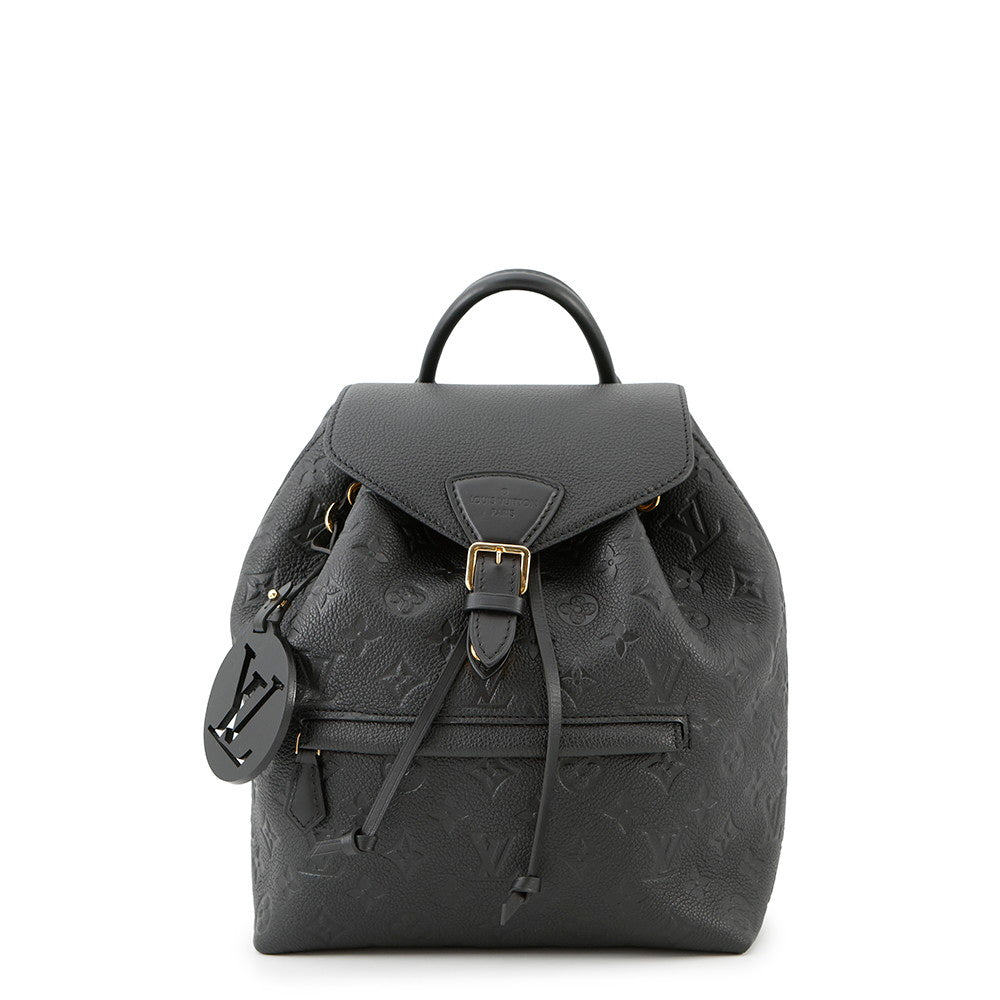 LOUIS VUITTON Montsouris NoirM45205 Monogram Empreinte Leather Size PM