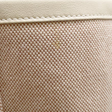 将图像加载到图库查看器中，HERMES Steeple Ecru/Gold/Hat Toile H Swift Leather Size 25
