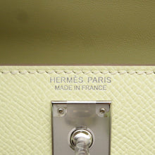 Load image into Gallery viewer, HERMES Mini Kelly 2 Tricolor Jaune Milton/Vert Fizz/Vert Vertigo Epsom
