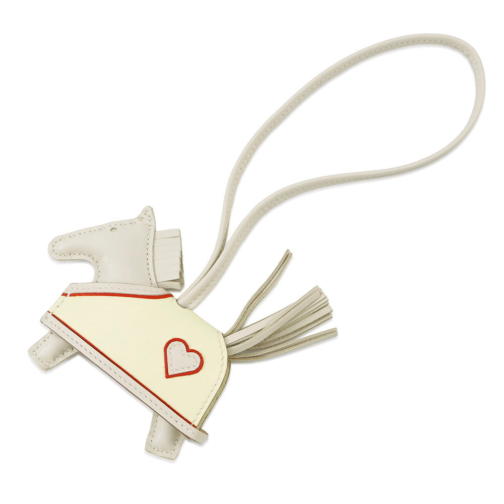 HERMES Rodeo Loveo Cool Craie/Jaune Milton/Rouge Ladue Lambskin Size PM