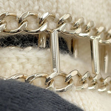 Load image into Gallery viewer, CHANEL CC Logo Chain Boat Neck Knit Dress Size 36 IvoryP62956 Cashmere100%
