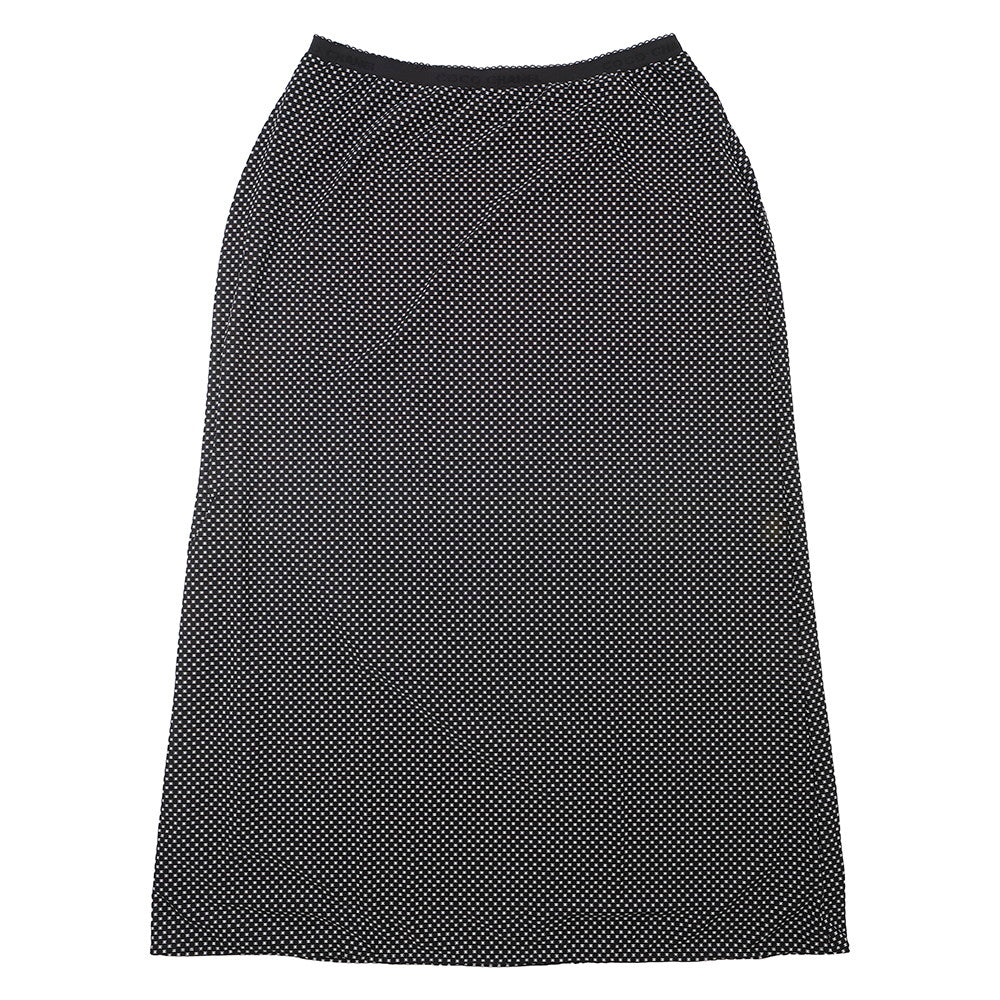 CHANEL CHANEL CC LogoPattern Skirt Size 36 BlackP78129 Nylon80% Polyurethane20%
