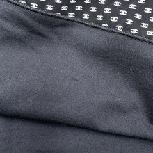将图像加载到图库查看器中，CHANEL CHANEL CC LogoPattern Skirt Size 36 BlackP78129 Nylon80% Polyurethane20%

