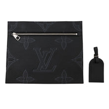 Load image into Gallery viewer, LOUIS VUITTON Cabas Voyage NoirM57290 Monogram Giant Taurillon Shadow Leather Size NV
