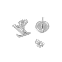 Load image into Gallery viewer, LOUIS VUITTON Earrings・LV suit SilverM02423 SV925
